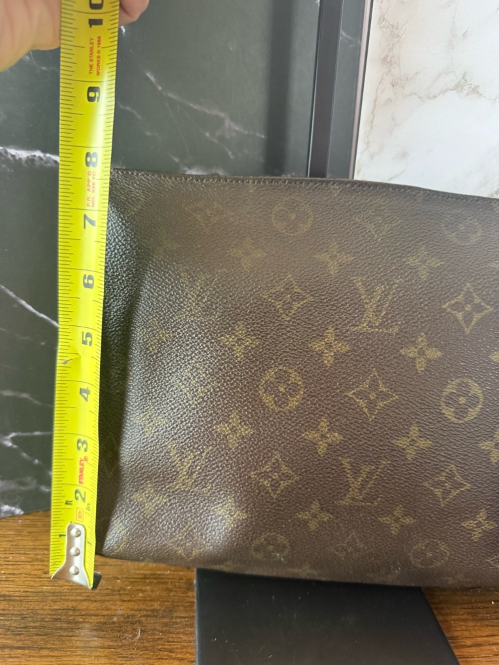 Louis Vuitton Brown Monogram Envelope Clutch - Picture 4 of 9